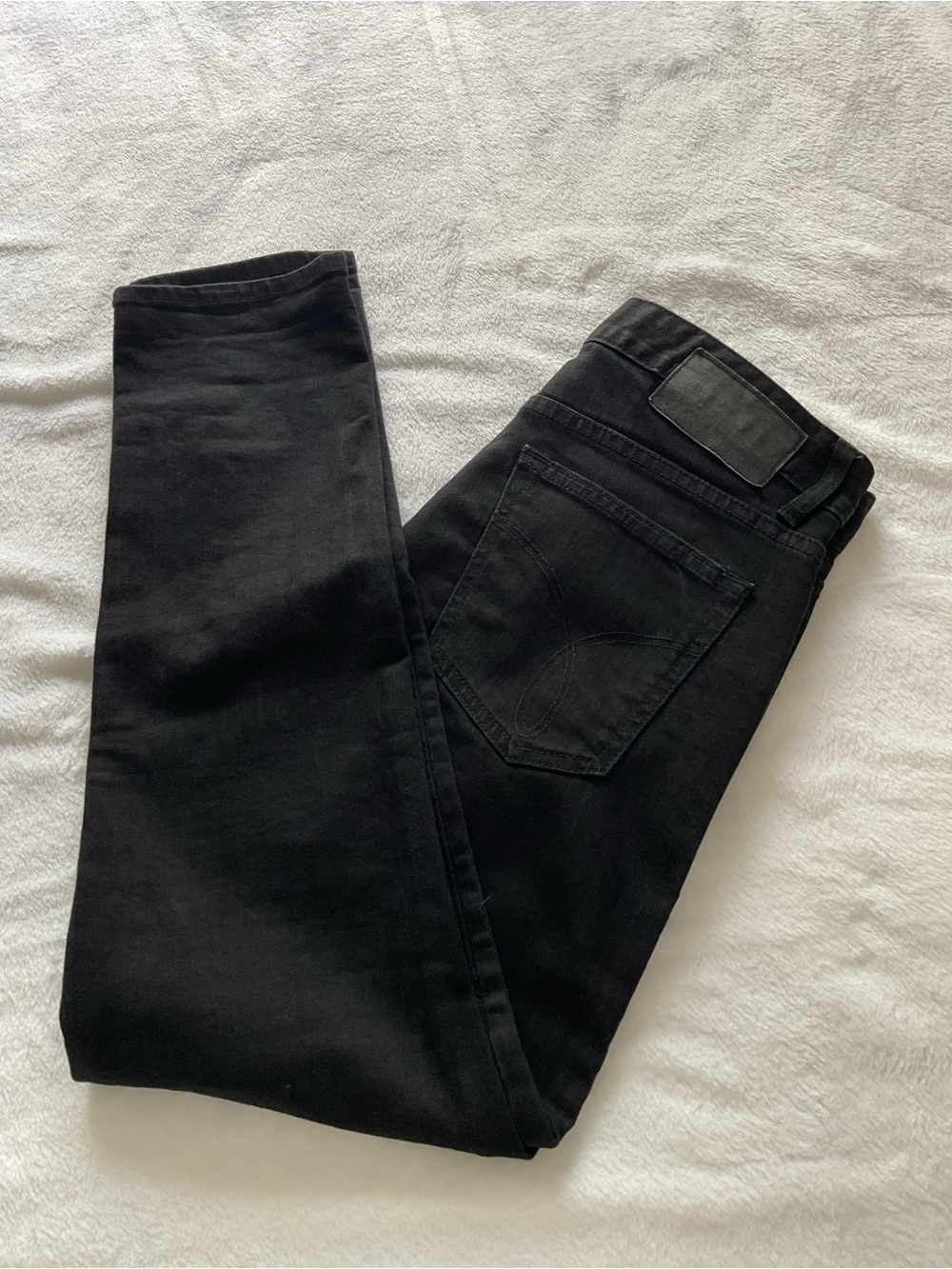 Calvin Klein Jeans Men’s 31x30 Slim Fit Black Stretch Denim Pants - Picture 9 of 13